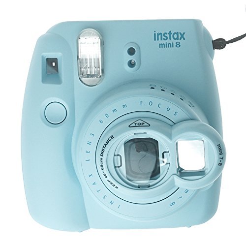 Forapid Mini Selfie Lens Close Up Lens With Self Portrait Mirror Compatible With Fujifilm Mini 9 Mini 8 Mini 7S, Polaroid 300 Film Cameras (Light Blue)