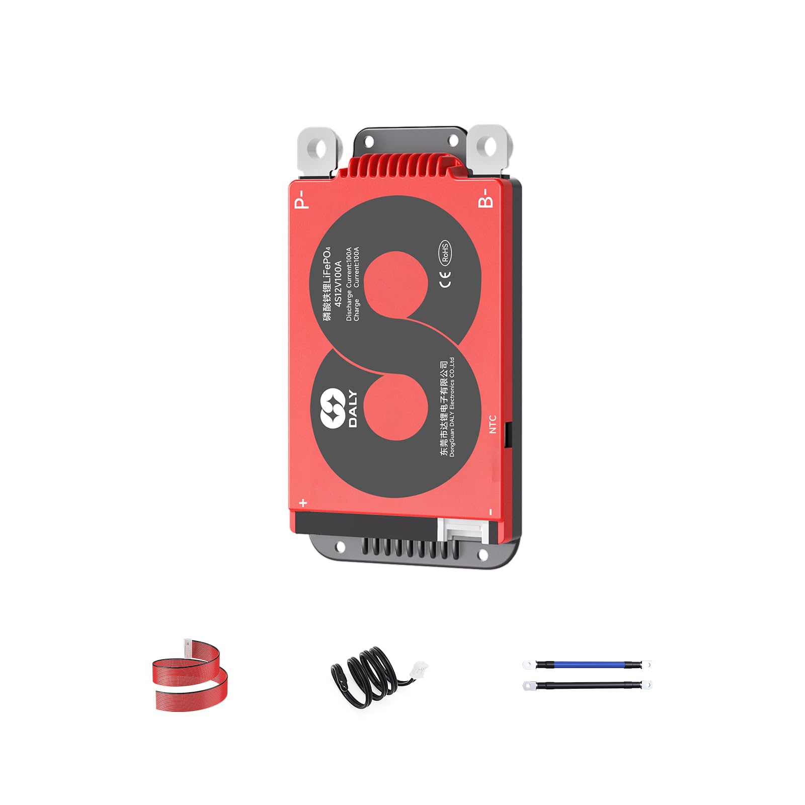 Daly 4S 16S Bms 15A To 200A Protection Board With Balance Wire And Temperature Sensor For Lithium Battery Pack(Lifepo4 4S 12V,10
