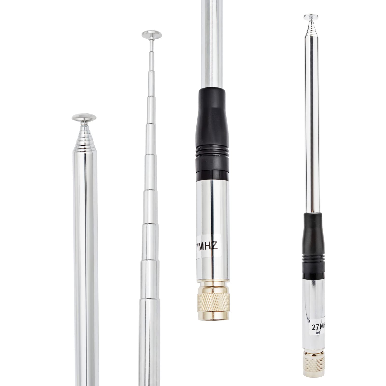 Uayesok Telescopic Tnc Cb Antenna Upgrade For President Randy, Randy Ii Fcc Handheld Cb Radio