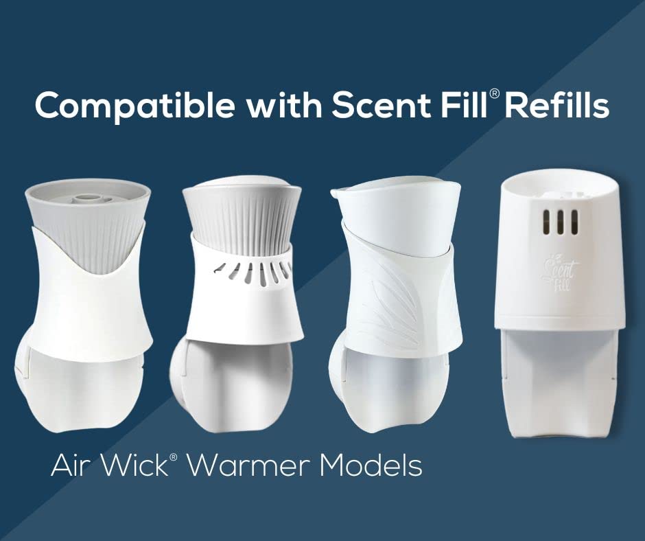 Scent Fill Ocean Minerals Plug In Air Freshener, Scented Oil Refills, 4 Plug In Refills   Air Fresheners For Home, Bathroom, Kit