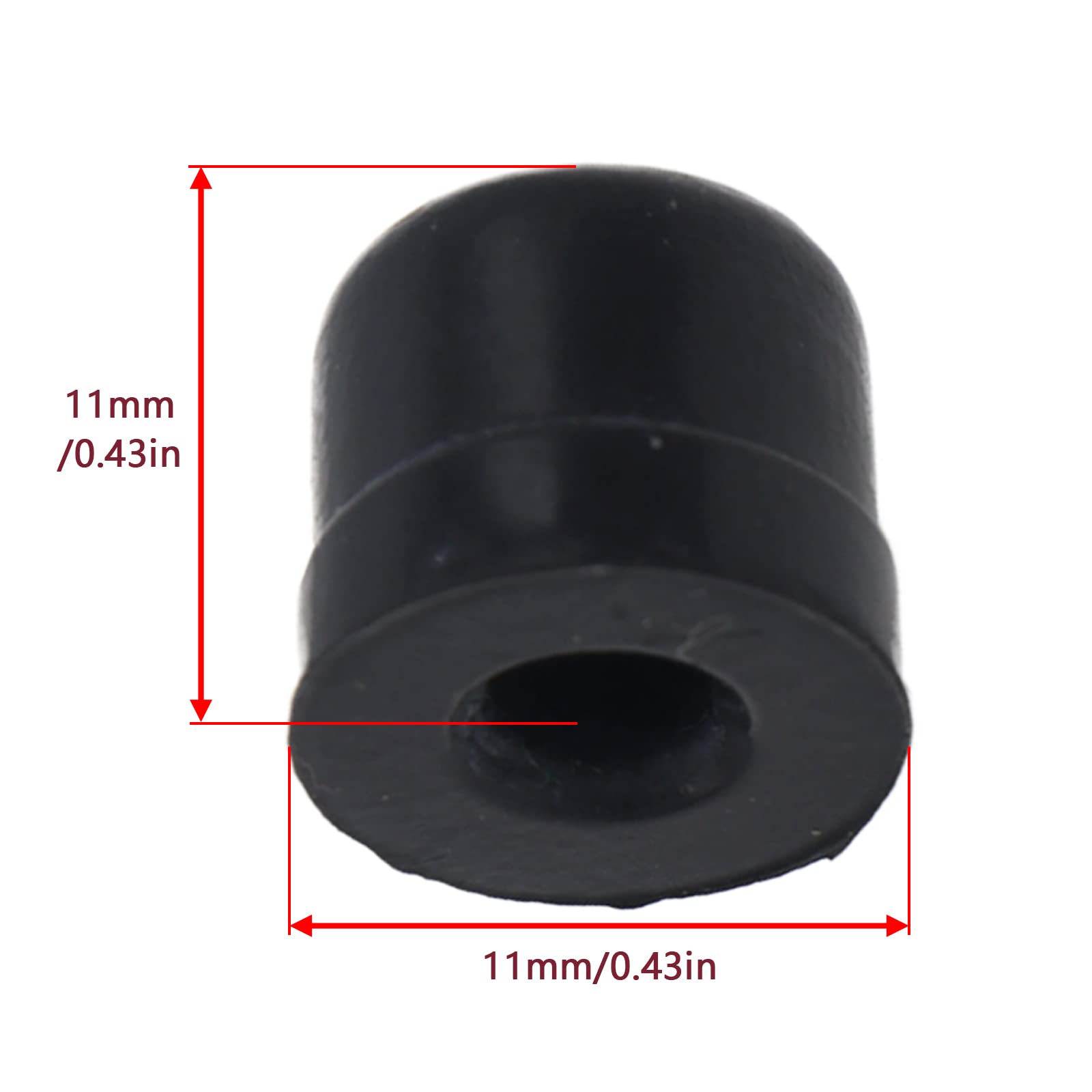 Cheerock 12Pcs Trombone Slide Rubber Protectors   Trombone Rubber Stopper And Tip For Brass Instrument Accessories