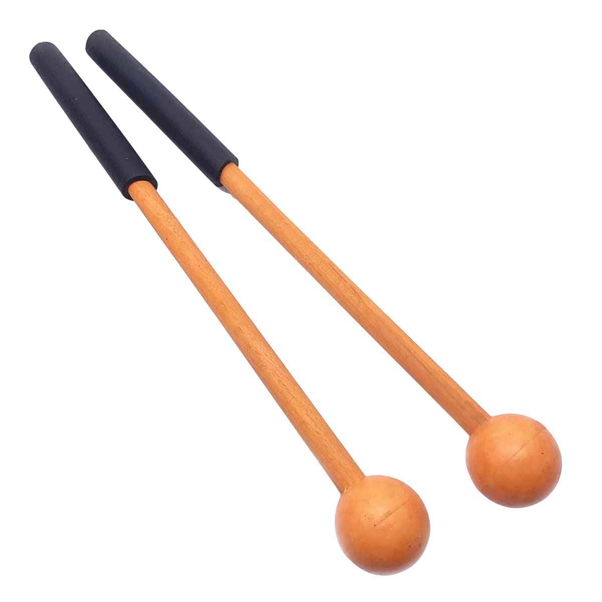 Tuoren 1 Pair 9 Inch Rubber Xylophone Sticks Tongue Drum Mallets Percussion Sticks Hammer For Glockenspiel, Xylophone, Chime, Wo