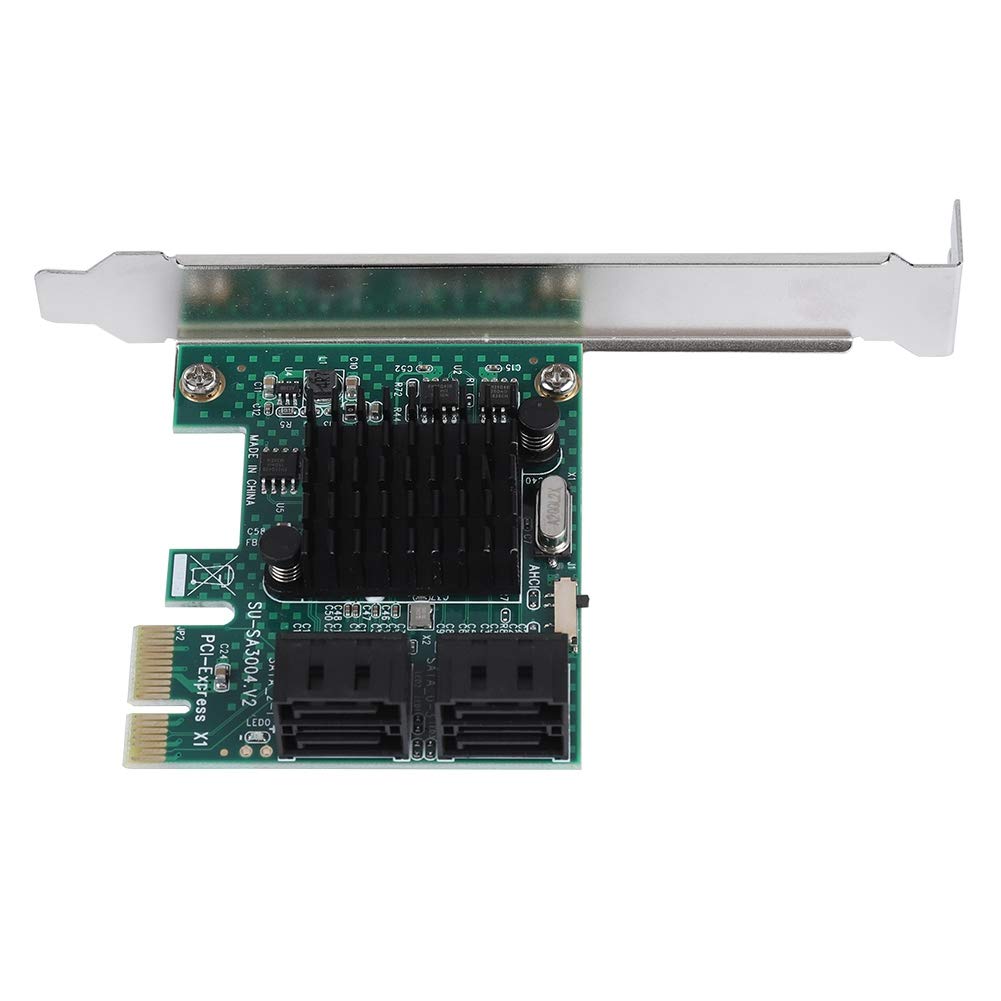 Pcie To Sata Adapter,Pcie To Sata 3.0 Expansion Card,4 Port Pcie To Sata 3.0 Expansion Controller Card Adapter 6G,Sata Controlle