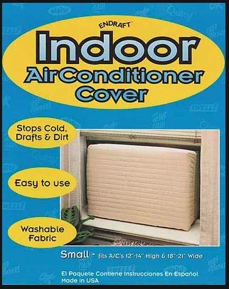 Indoor Air Conditioner Cover (Beige) (Small   12  14H X 18  21W X 2D)