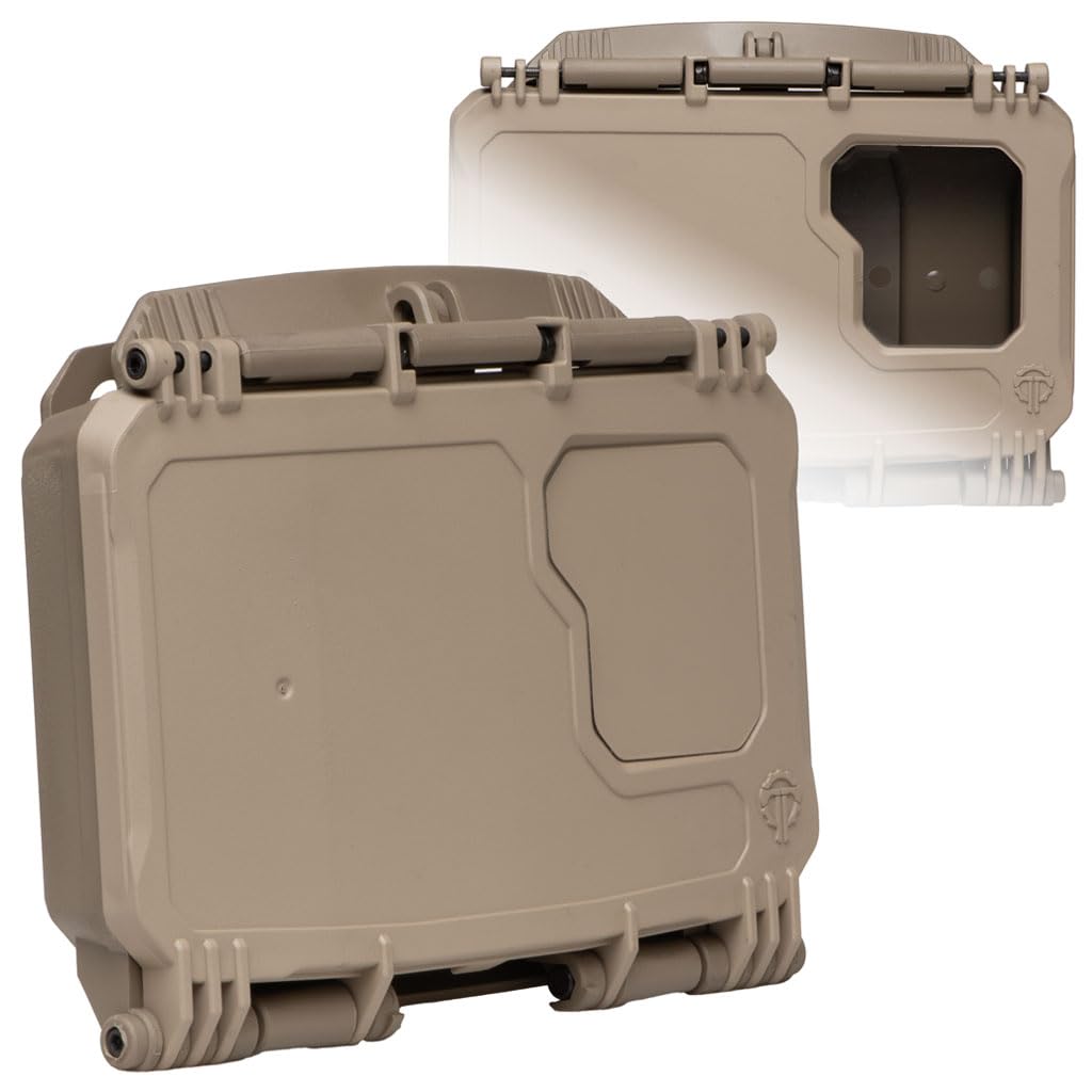 Thyrm Darkvault Comms 2.0 Critical Gear Case With Patch Panels, Integrated Phone Clamp, Viewing Window, For Chest Rig Compatible