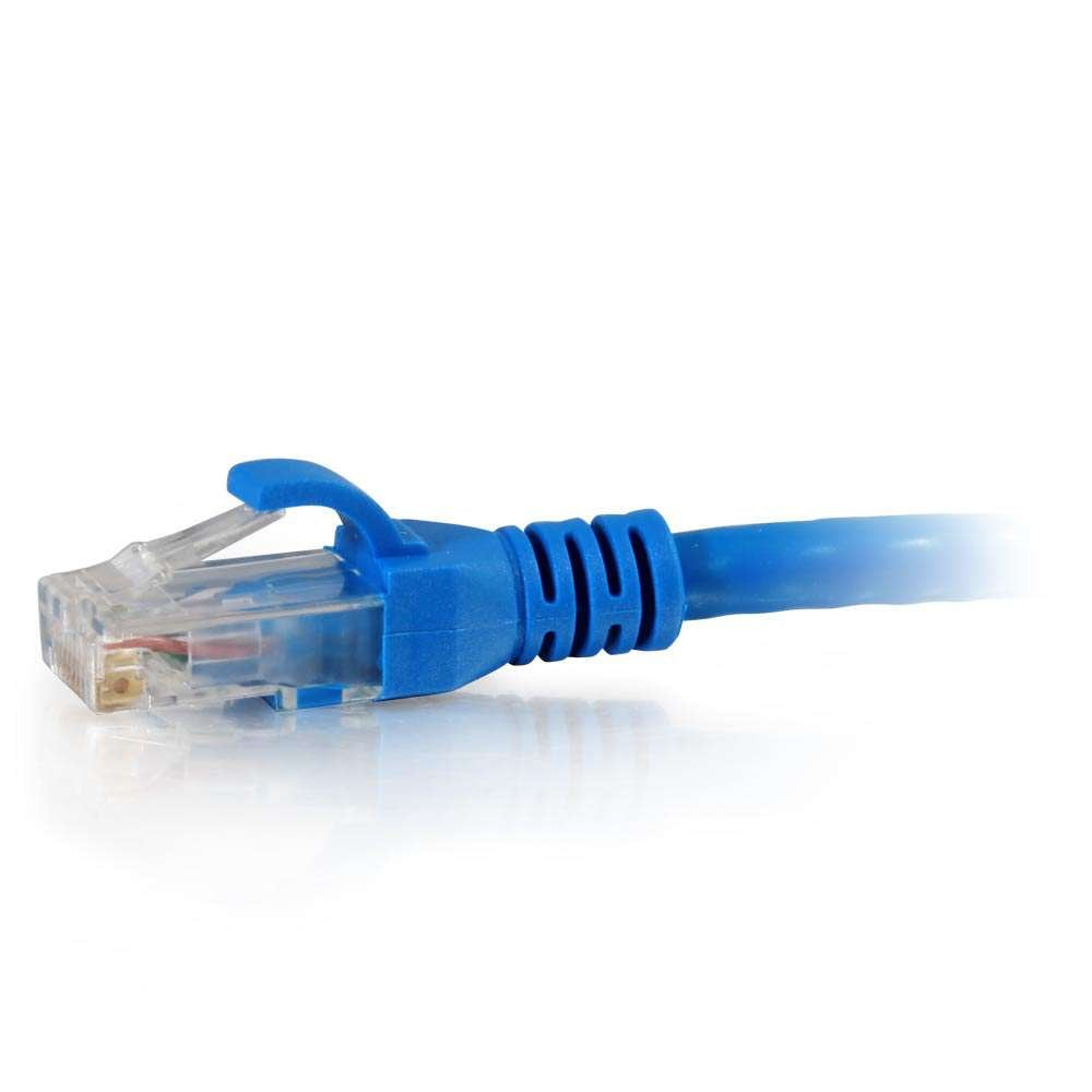 C2G 10312 Cat6 Cable   Snagless Unshielded Ethernet Network Patch Cable, Taa Compliant, Blue (1 Foot, 0.30 Meters)