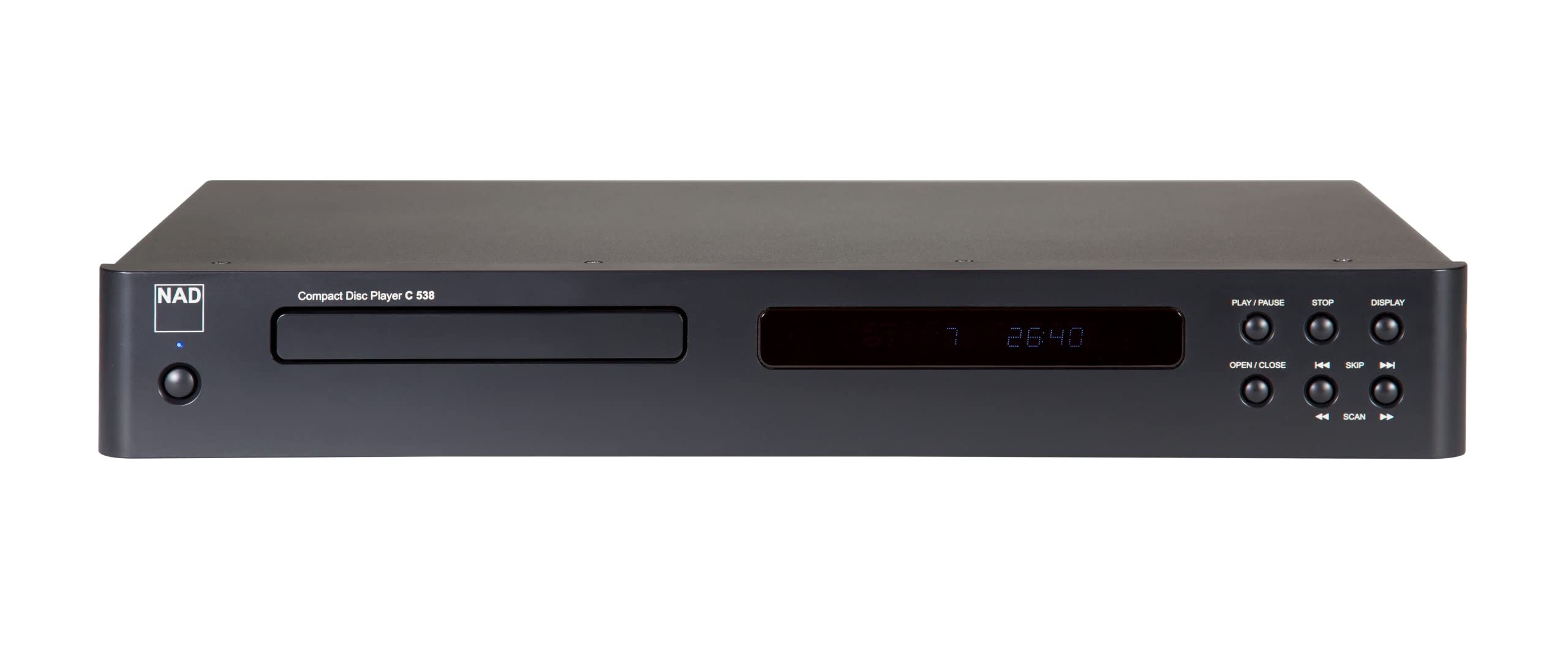 Nad C 538 Cd Player   Wolfson 24 Bit Dac, Cd R/Cd Rw Playback, Optical/Coaxial