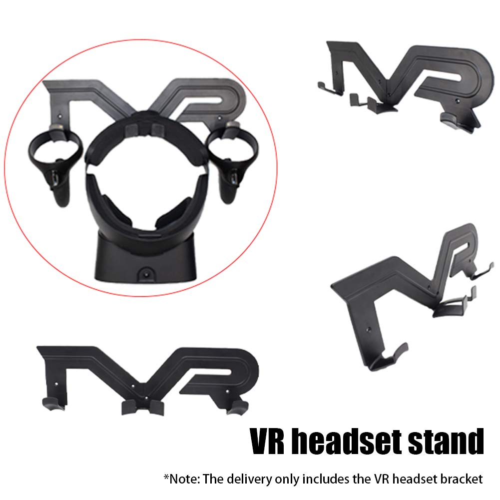 Tookie Universal Vr Headset Stand   Wall Mount Holder For Oculus Quest/Rift S/Vive/Playstation Vr (Black)