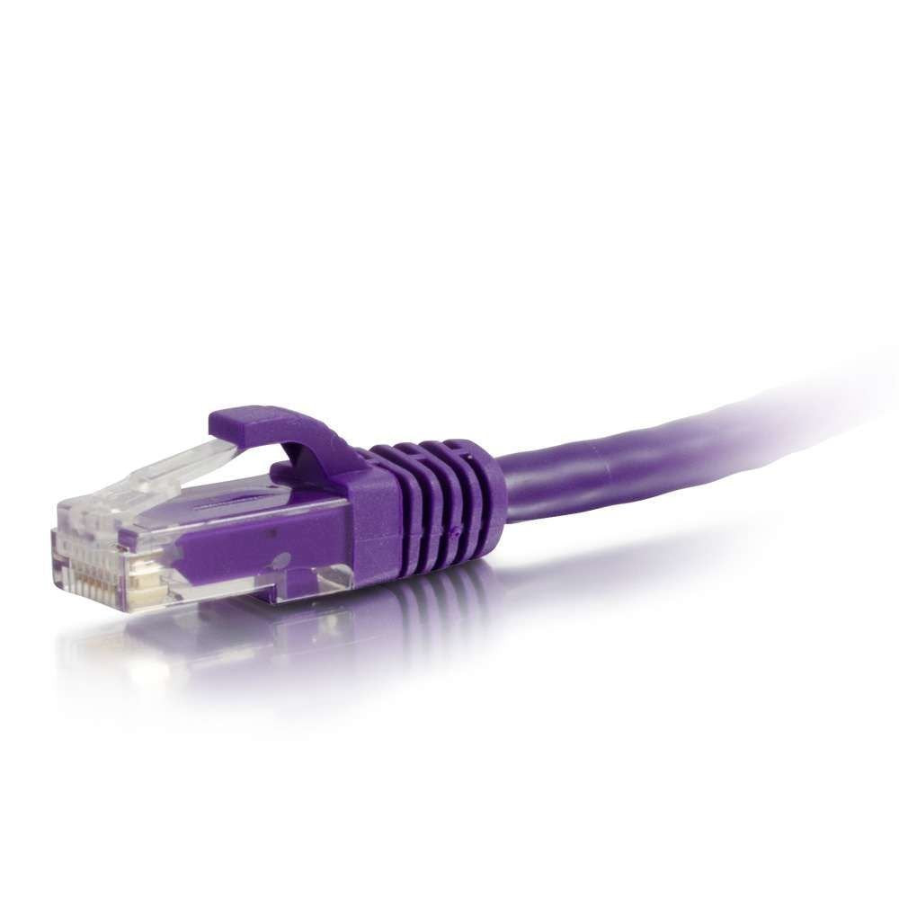 C2G 1Ft Cat6 Snagless Unshielded (Utp) Network Patch Cable   Purple