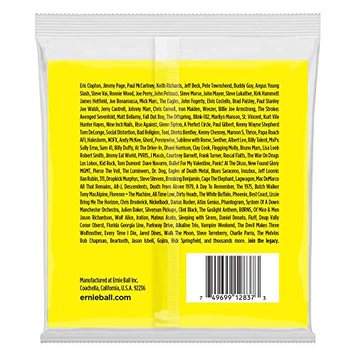Ernie Ball 6 String Short Scale Bass Slinky Nickel Wound Electric Guitar Strings, 20W 90 Gauge (P02837)