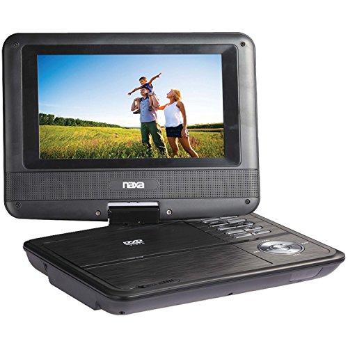 Naxa Electronics Npd 703 7 Inch Tft Lcd Swivel Screen Portable Dvd Player   Black Lacquer