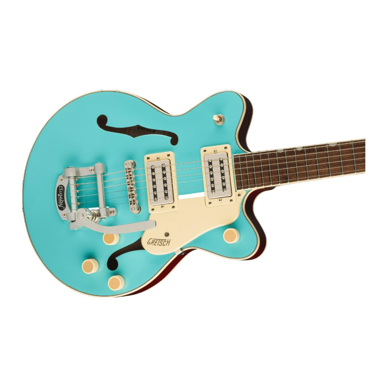 Gretsch G2655T Streamliner Center Block Jr Double Cut Maple Body 6 String Guitar With Bigsby And Versatile Controls (Right Hande