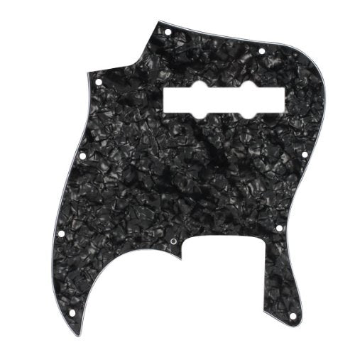 Atorse Black Pearl Pickguard 3 Ply 10 Hole For Jazz J Bass Guitar| Musical Instruments & Gear|Guitars & Basses|Parts & Accessori