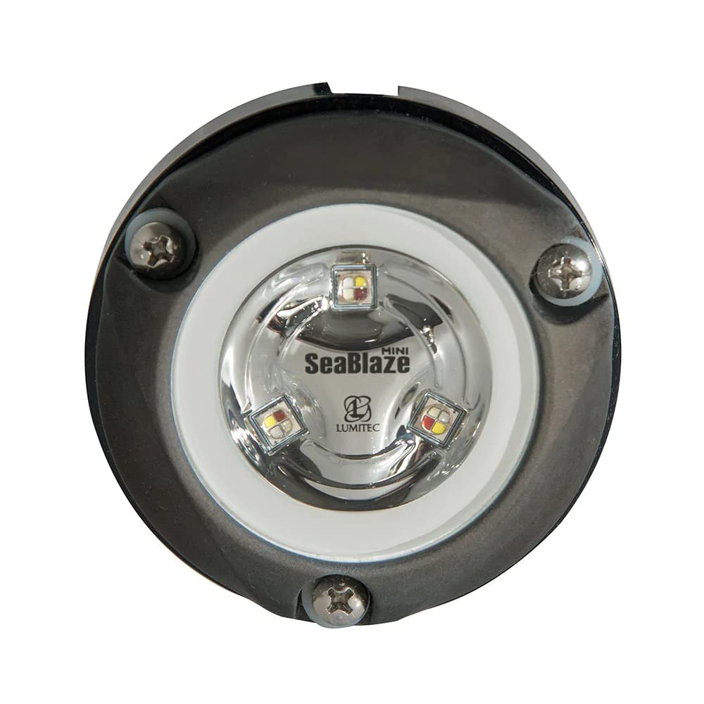Lumitec Lighting 101457, Mini Led Underwater Light, Surface Mount, Zambezi, Blue Non-Dimming,WBLITB077WHLH7L