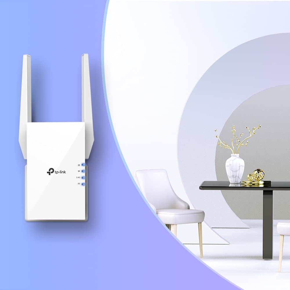 Tp-Link Ax1500 Wifi Extender Internet Booster, Wifi 6 Range Extender Covers Up To 1500 Sq.Ft And 25 Devices,Dual Band Up To 1.5G