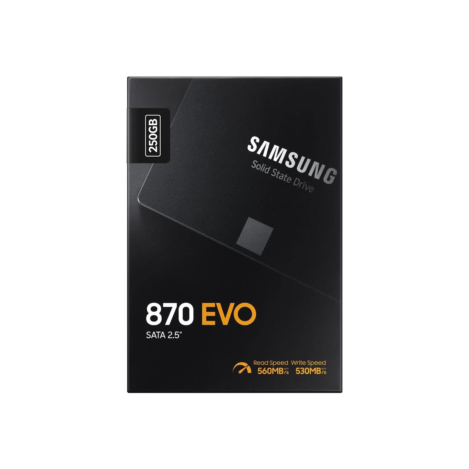 Samsung Ssd 870 Evo, 250 Gb, Form Factor 2.5   , Intelligent Turbo Write, Magician 6 Software, Black