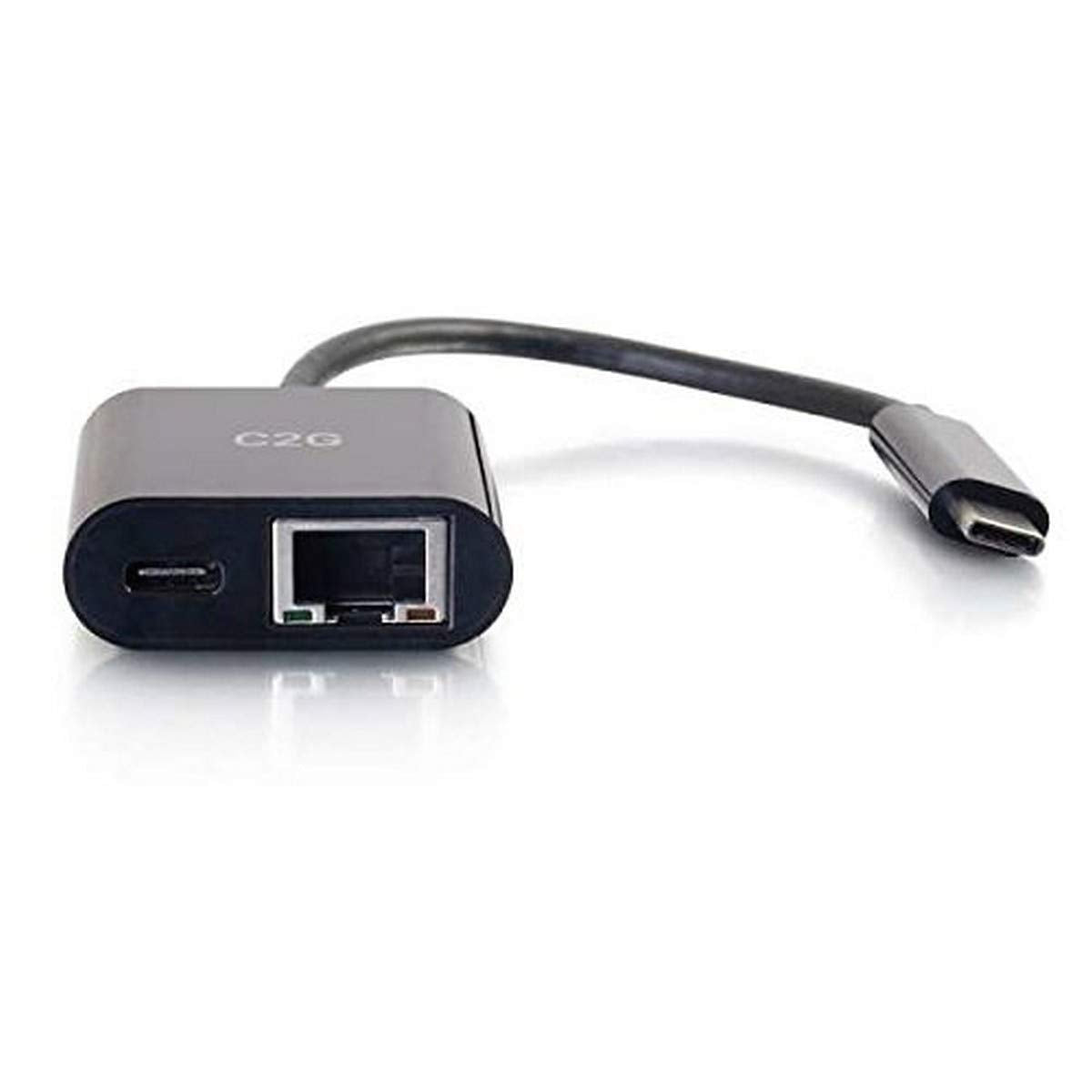 C2G Usb Adapter, Ethernet Adapter With Power, Black, Cables To Go 29749