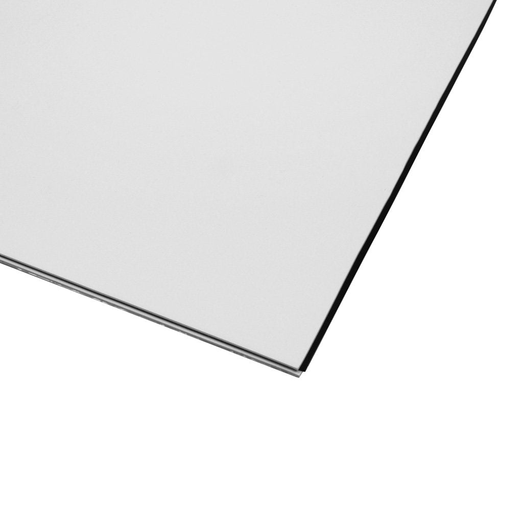 Fleor 11.4 X 17 Inch Blank Guitar Bass Pickguard Sheet Diy Guitar Pickguard Backplate Scratch Plate Material,4Ply White Pearl