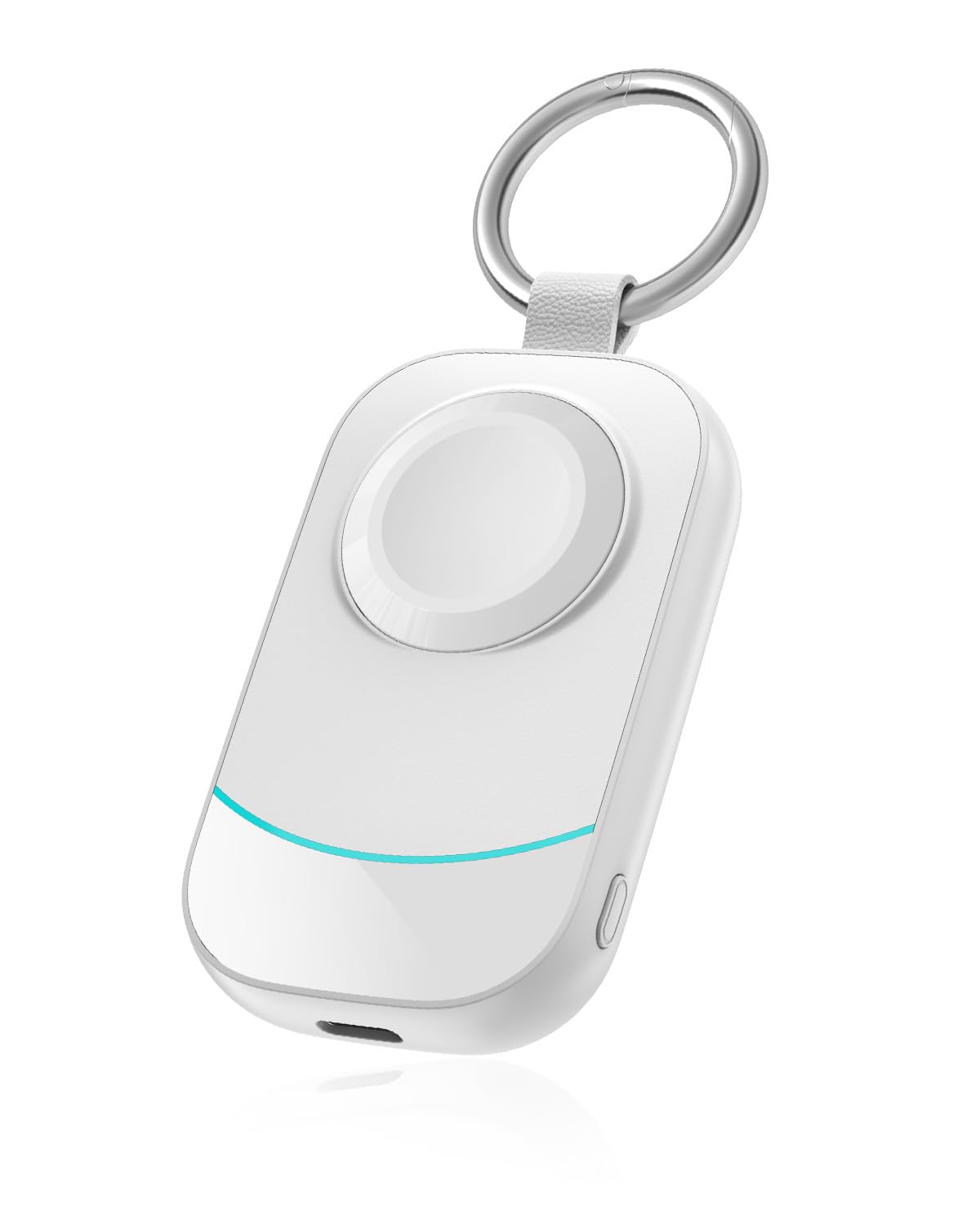 2500mAh Travel Charger for Apple Watch - Portable Charger with Keychain for Apple Watch - Stocking Stuffers for Men, Women, and 