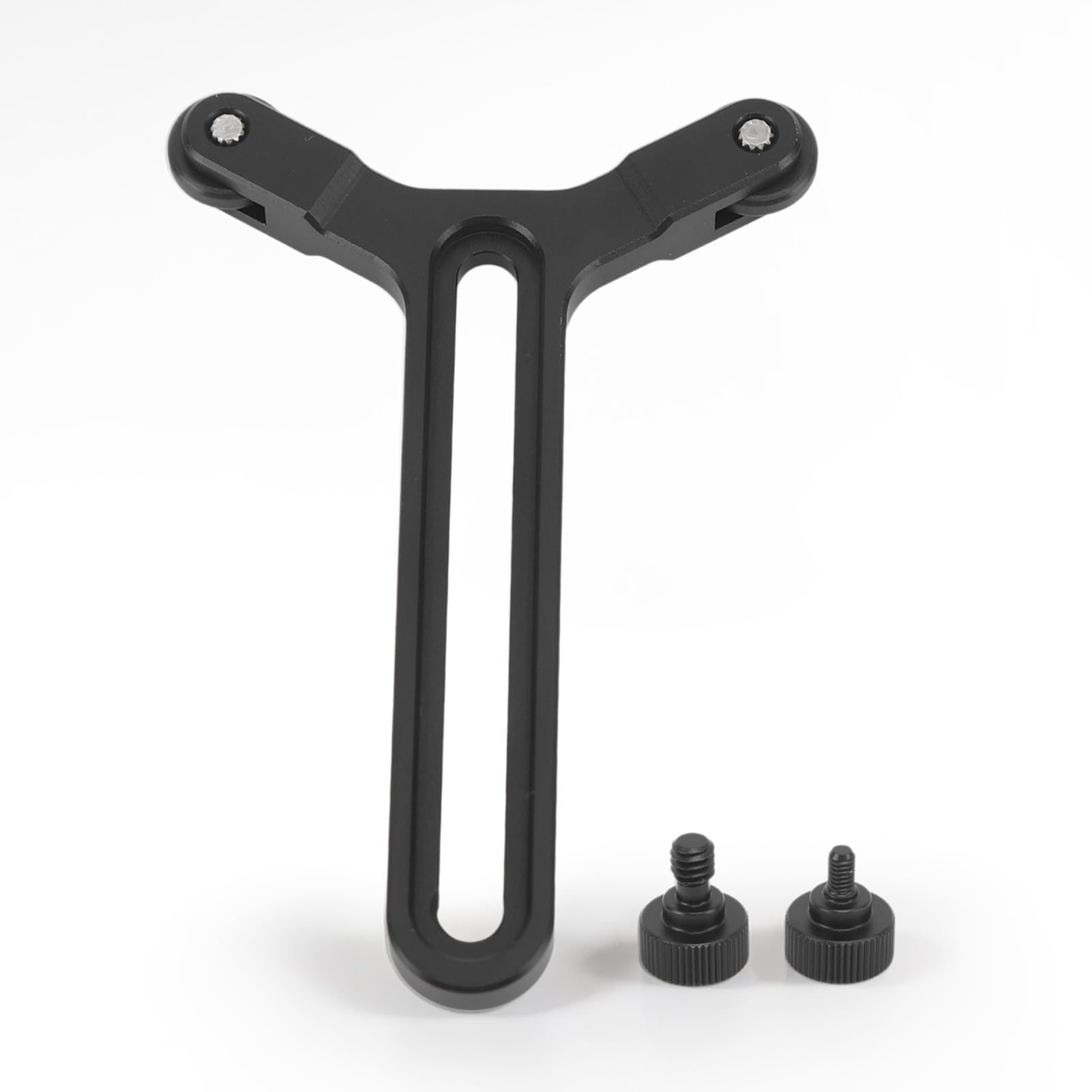 Y Bracket with Double Wheels, Frame Lens Support System with1/4in Slide Screw, for Ronin S SC and Stabilizer Quick Release Plate