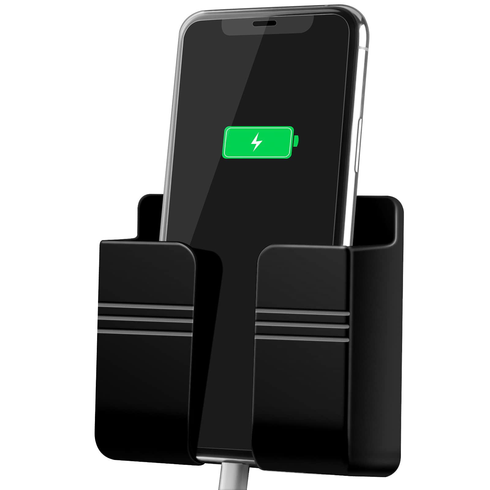 Cei&Bpy Wall Mount Phone Holder, Phone Stand With Self Adhesive. Phone Holder For Charging And Rv For Iphone And Android (1Pc,Bl
