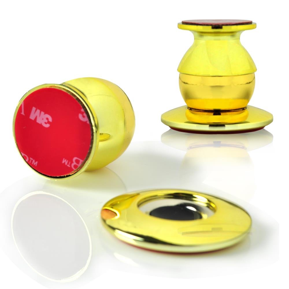 Serenelife Magnetic Mount Stand For Universal/Smartphones   Gold