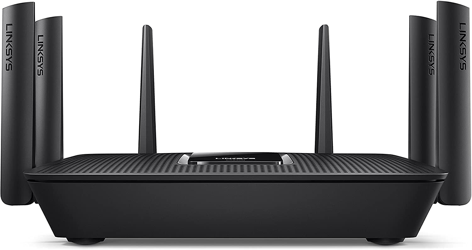 Linksys Wifi 5 Router, Tri Band, 3,500 Sq. Ft Coverage, 25+ Devices, Speeds Up To (Ac4000) 4.0Gbps   Ea9300