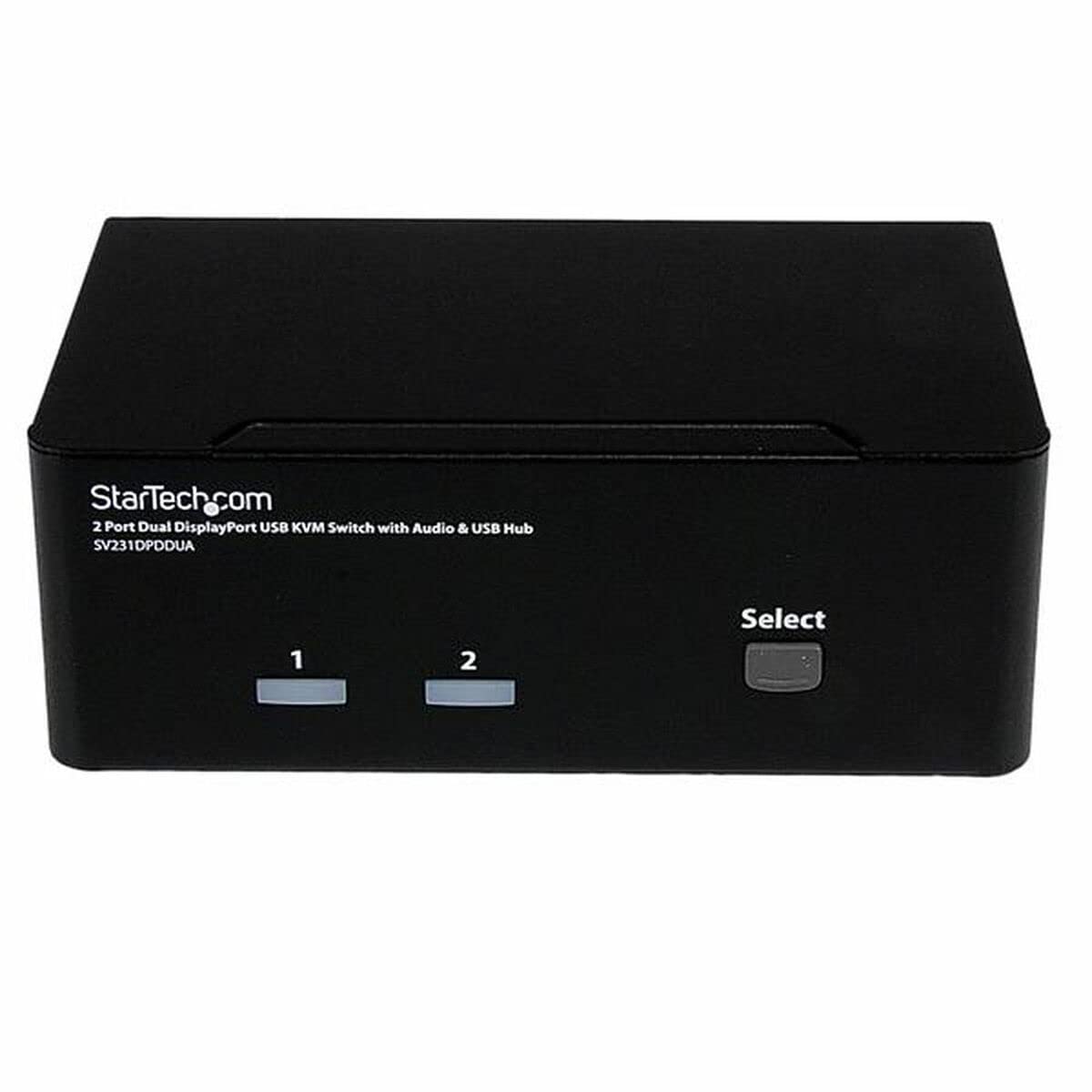 STARTECH.COM 2 Port Dual DISPLAYPORT USB KVM Switch with Audio & USB 2.0 HUB