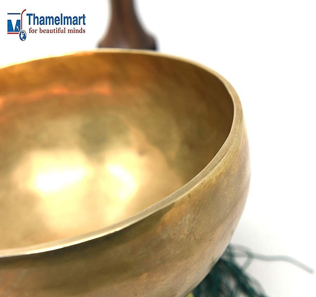 10'' Large Master Healing Hand Hammered Tibetan Singing Bowl ~ Great For Meditation, Yoga, Sound Bath, Mindfulness, Relaxation ~