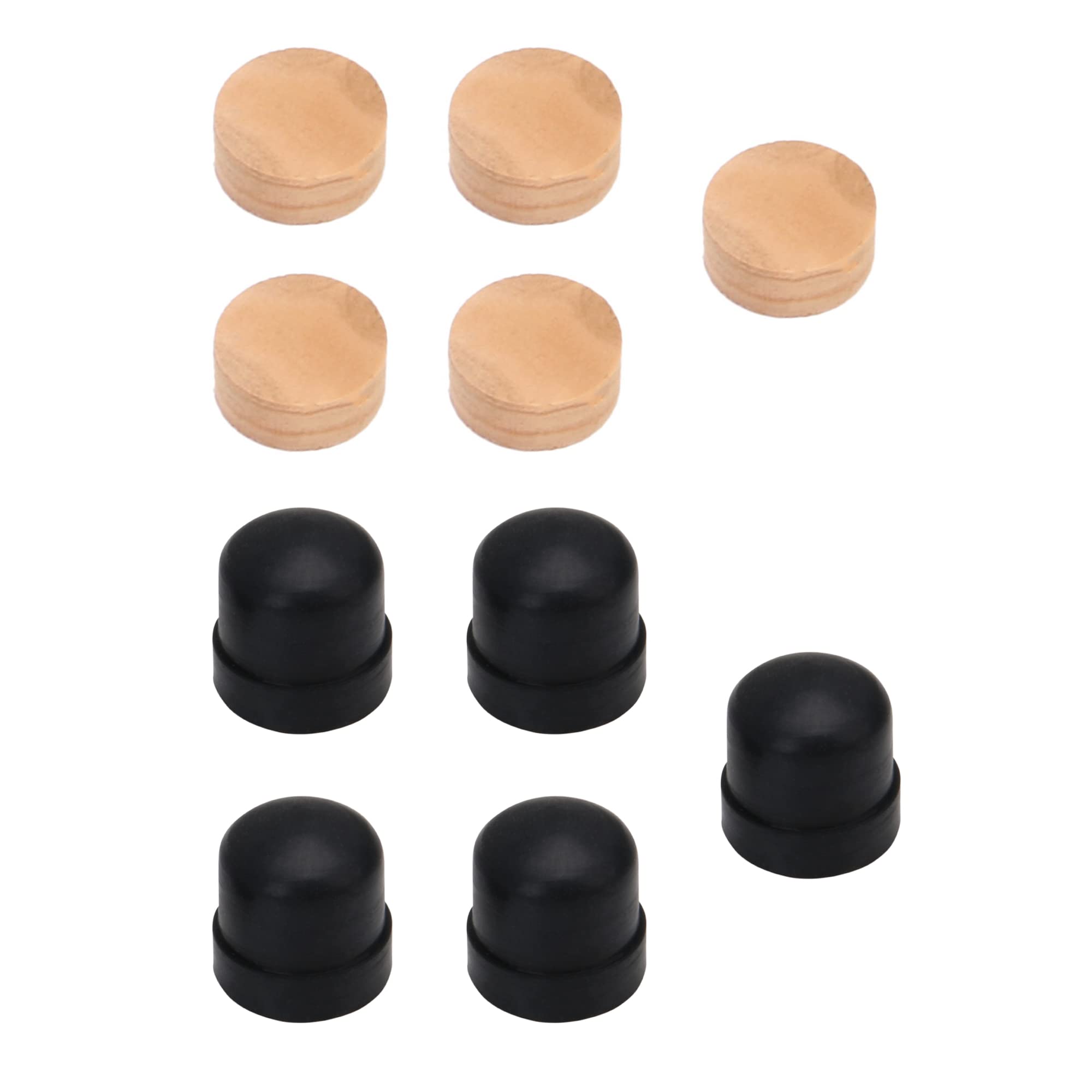 Bqlzr Trombone Slide Rubber End Bumper & 9.5Mm Dia Trumbone Cork Pads Pack Of 5