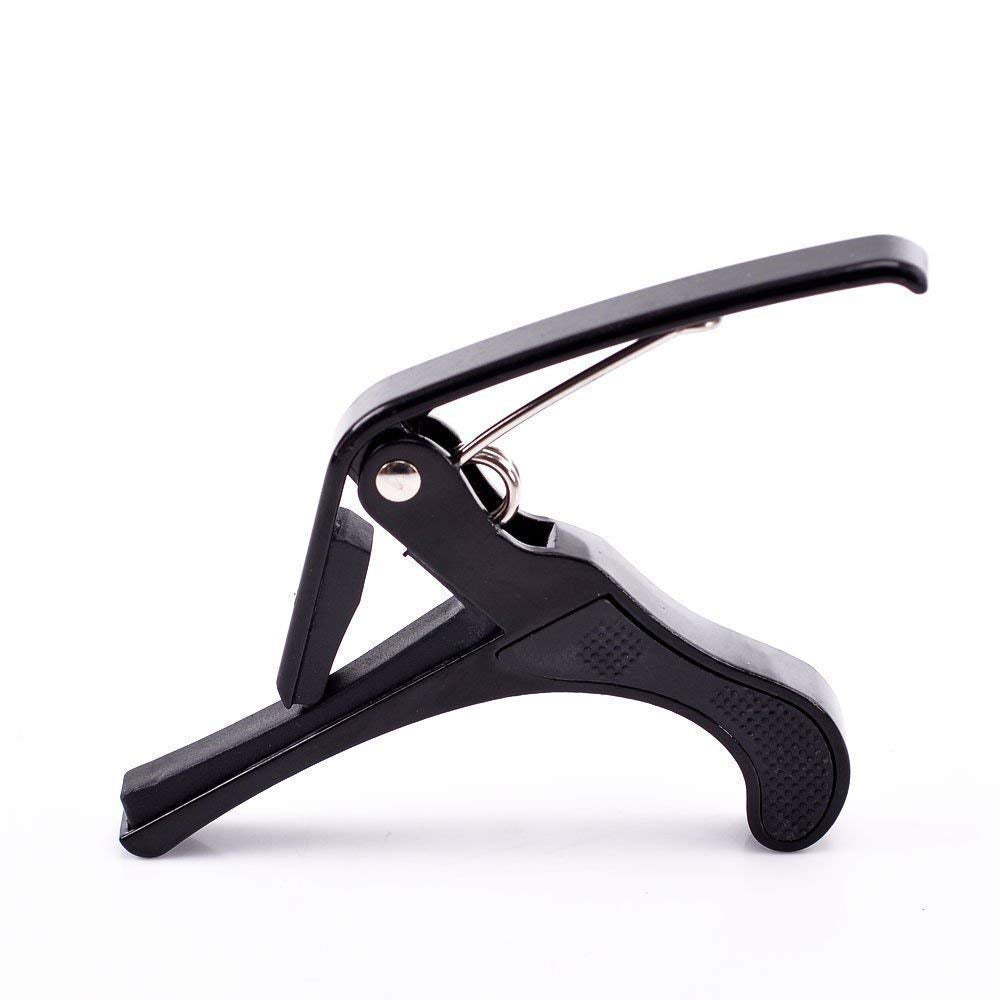 Music Mantra ; Sliver Guitar Z Capo For Electric, Acoustic, Ukulele, With 5 Picks Of 0.46Mm, 12 String Guitar And Classical Guit