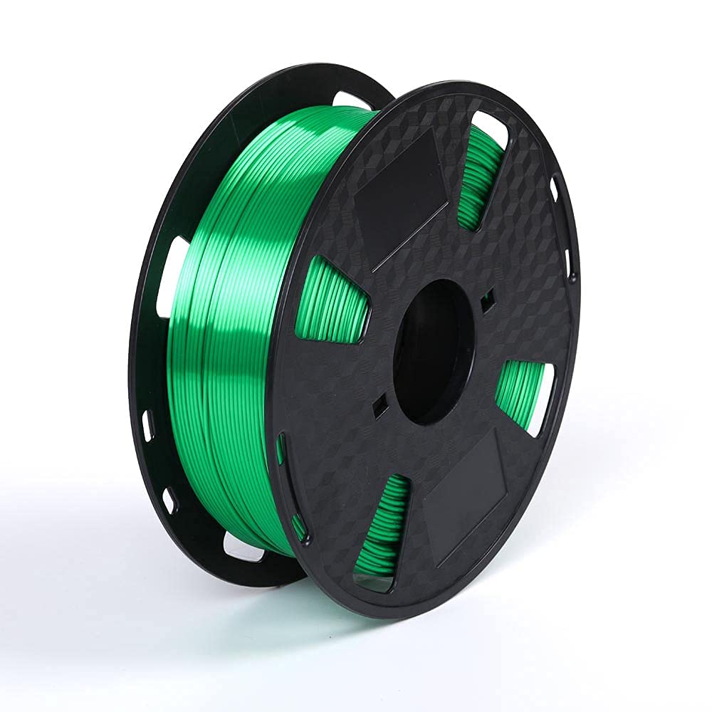 Silk Jade Green Pla Filament 1.75Mm 1Kg 3D Printer Filament Spool Fdm 3D Printing Material Cc3D Shine Silky Shiny Metallic Pla G