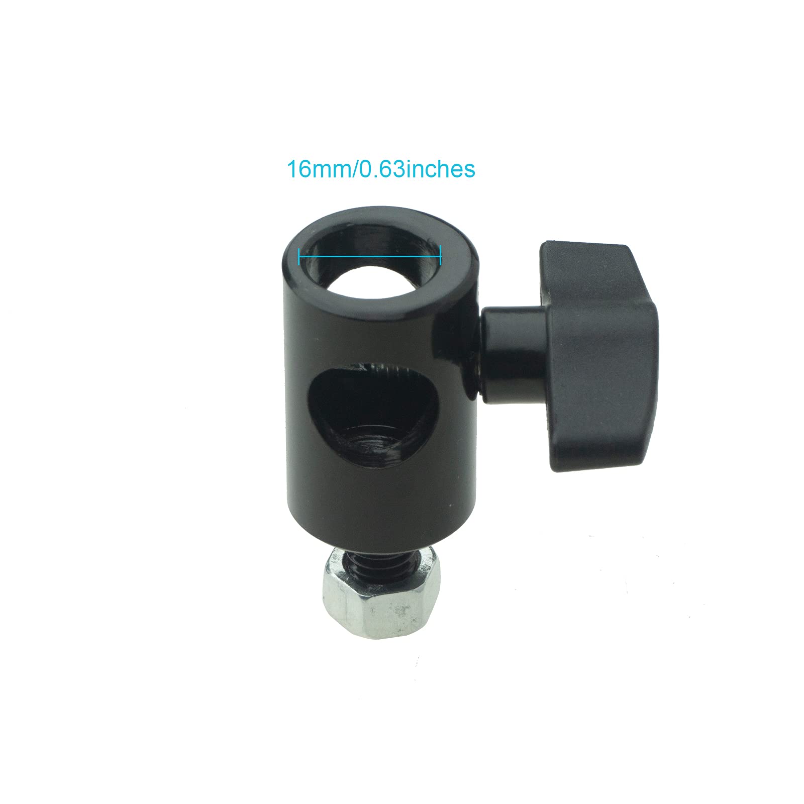 Wellmaking 2Pcs Rapid Adapter Convert With 3/8' Screw Dslr Mount Bracket Multi Functional Mount Bracket Adapter, Photo Studio, Light Stand Tip Boom Arm Photo Studio Photography Accessory