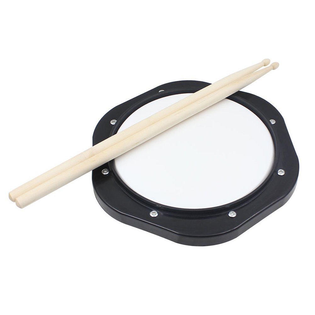 Drum Pad, 10 Inch Portable Drum Lastic Drum Pad, For Practicing Drum Learning