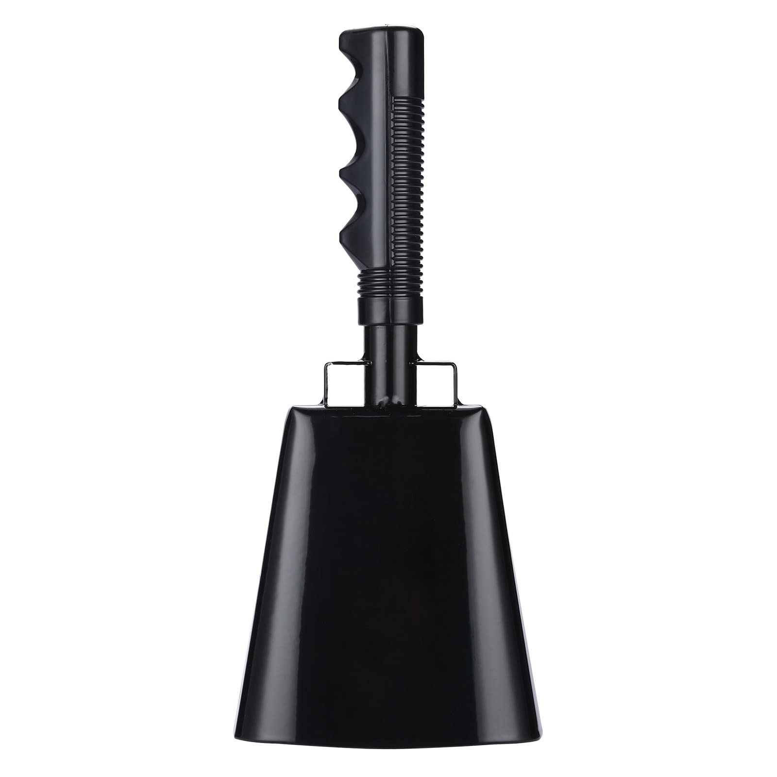 10Aa Steel Cow Bell With Handle, Noise Maker Cowbell, Cheering Loud Hand Call Bell For Sport Events Football Soccer Hockey Baseb