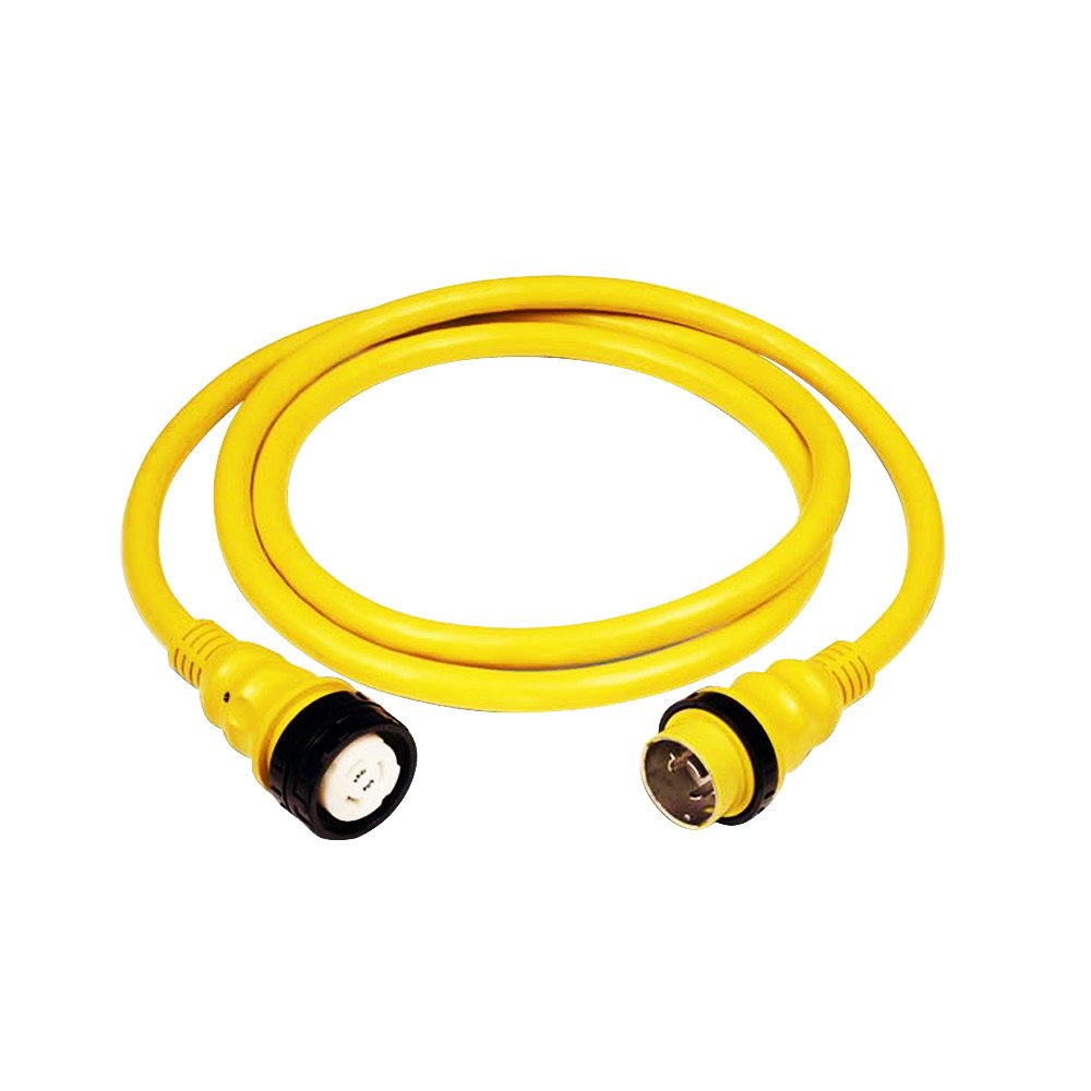Marinco 50Amp 125/250V Shore Power Cable   25'   Yellow