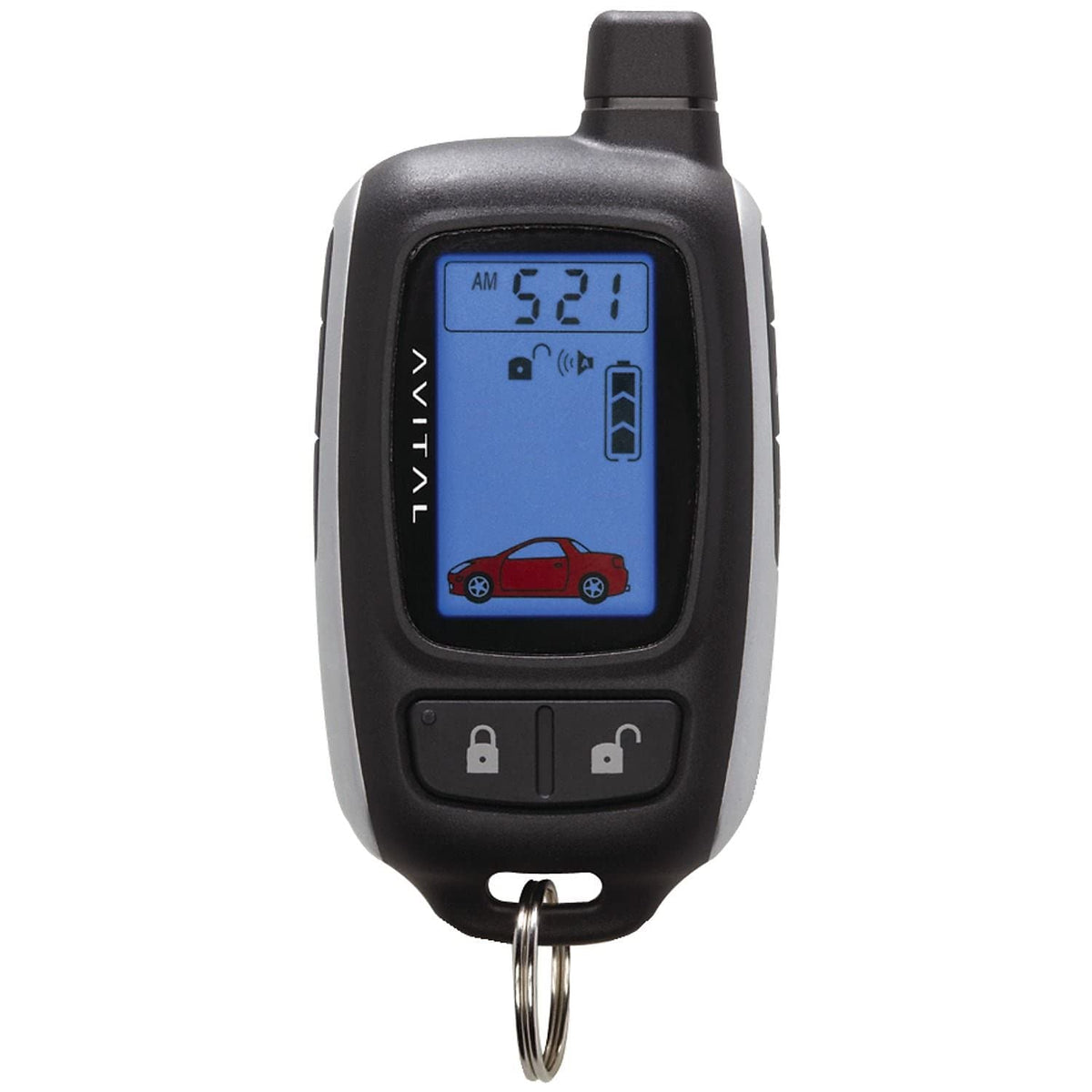 Avital 7352L 2 Way 5 Button Lcd Replacement Remote