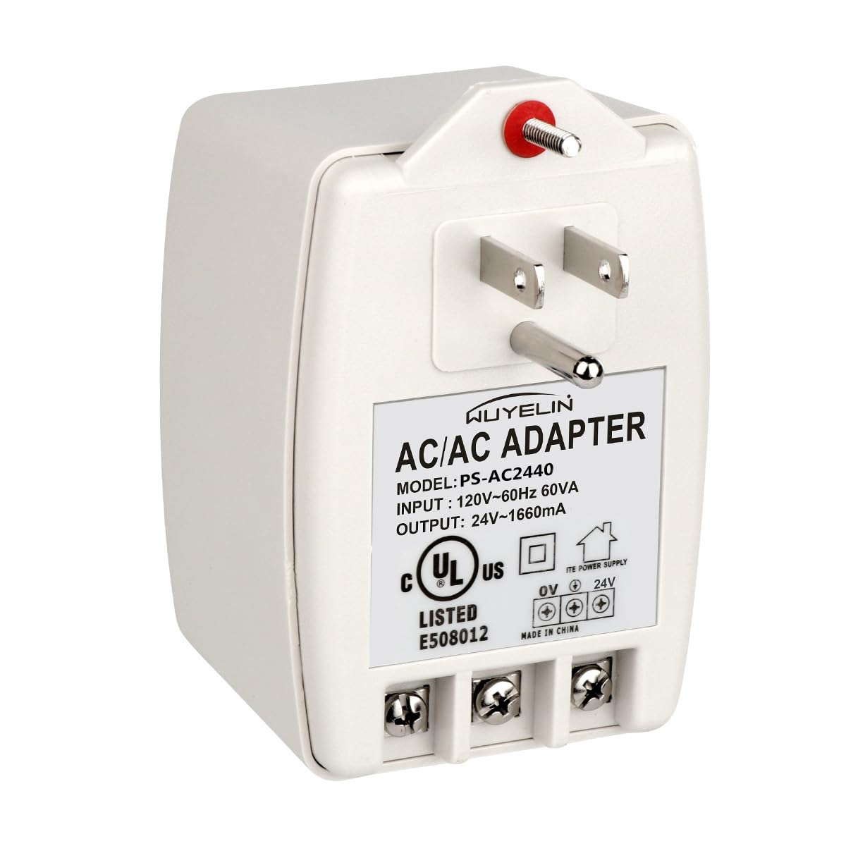 24Vac 40Va Plug In Transformer,Doorbell Transformer Compatible With All Of Doorbell,Nest, Ecobee, Sensi And Honeywell Thermostat