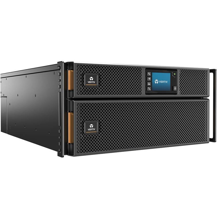 Liebert Gxt5 Ups Wnetwork Card   4900Va4600W 208V L6 30P Output Online Double Conversion Rack Tower Energy Star Uninterruptible
