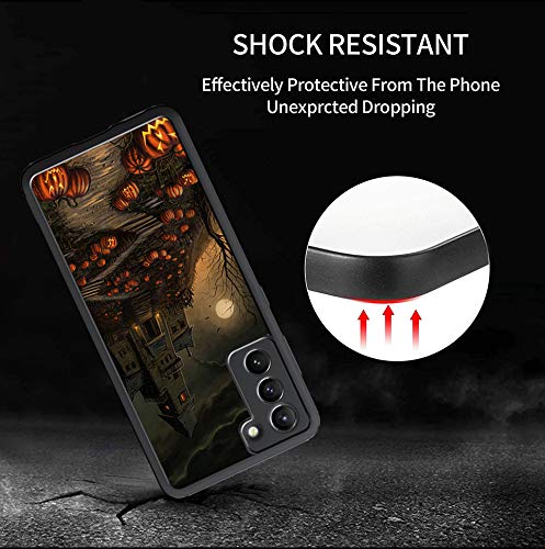 Vuttoo For Samsung Galaxy S22 Case   Halloween Haunted House Pattern Phone Case   Tpu Shock Absorption Protection Phone Cover Ca