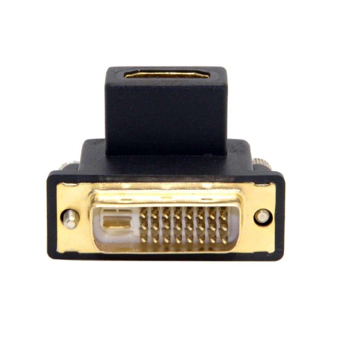 Chenyang Dvi To Hdmi Converter Hdmi To Dvi (24+1) 90Degree Up Angled Connector Adapter For Computer Hdtv Graphics Card
