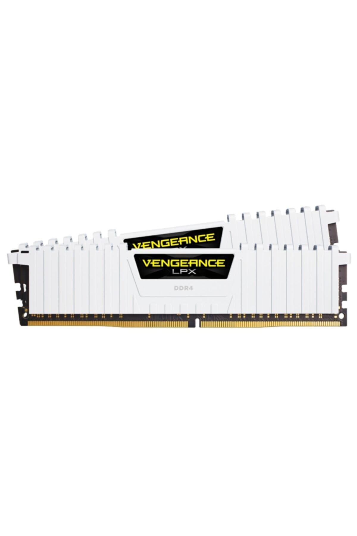 Corsair Vengeance LPX 16GB (2x8GB) DDR4 DRAM 3200MHz C16 Desktop Memory Kit - White (CMK16GX4M2B3200C16W)