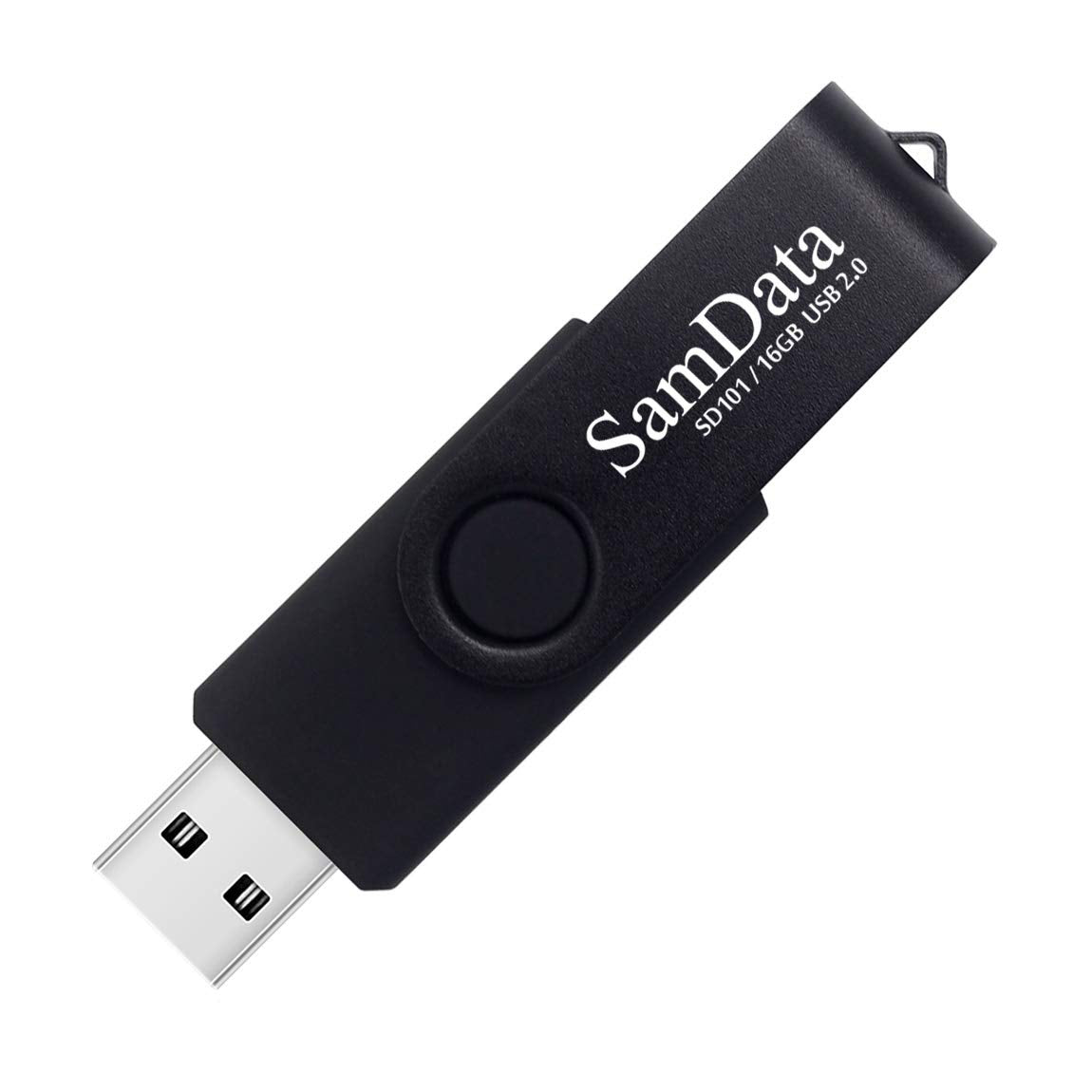 Samdata 16Gb Usb Flash Drives 2 Pack 16Gb Thumb Drives Memory Stick Jump Drive With Led Light For Storage And Backup (2 Pack Black)