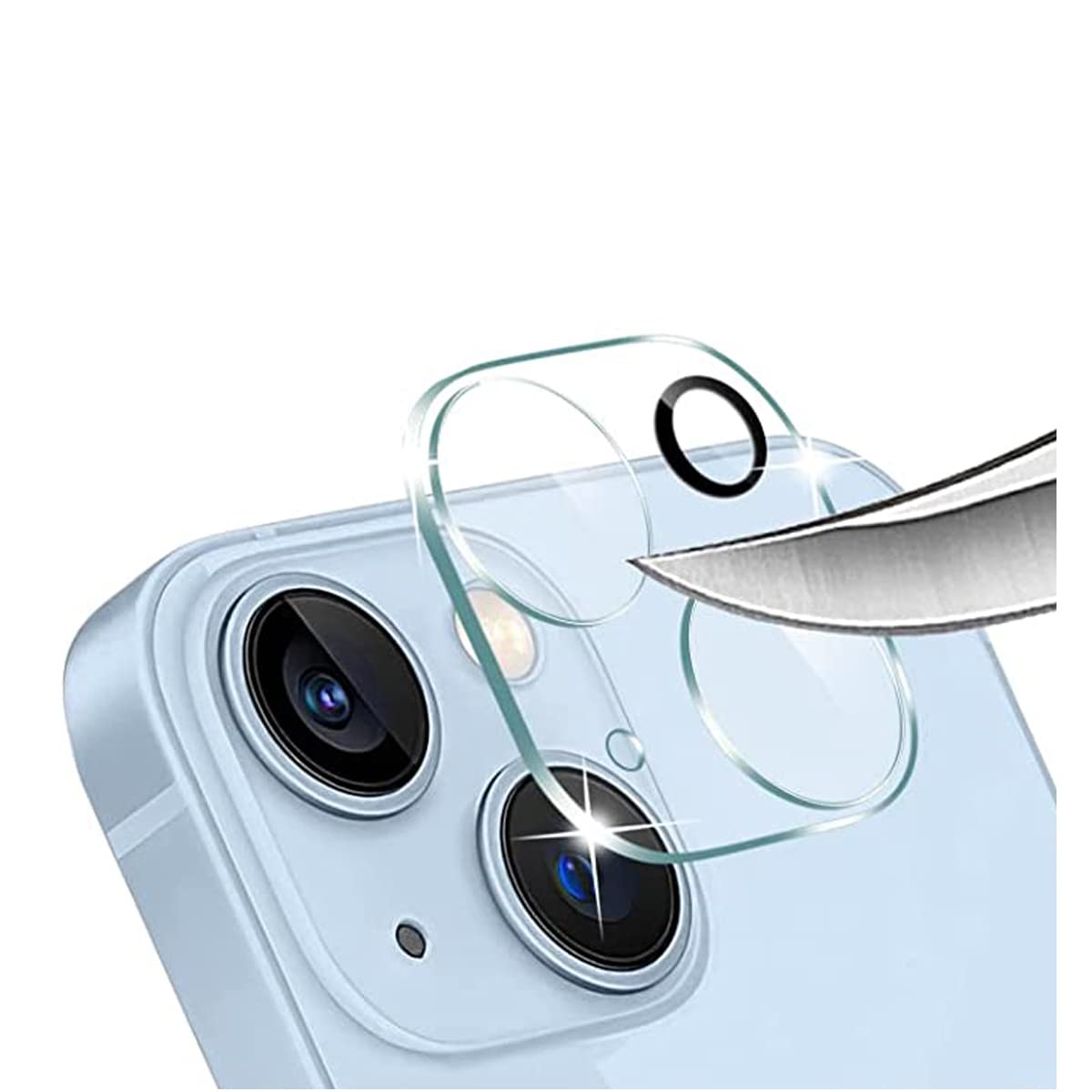 Hlija 3Pcs Rear Back Camera Lens Protector Tempered Glass For Iphone 15/15 Plus   Hd Clear Full Coverage Guard