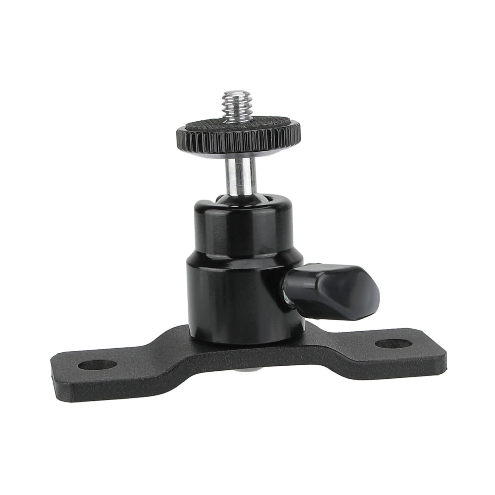 Camvate 1/4-20 Ball Head With Bottom Pedestal Mount For Monitor/Surveillance System Support - 2324