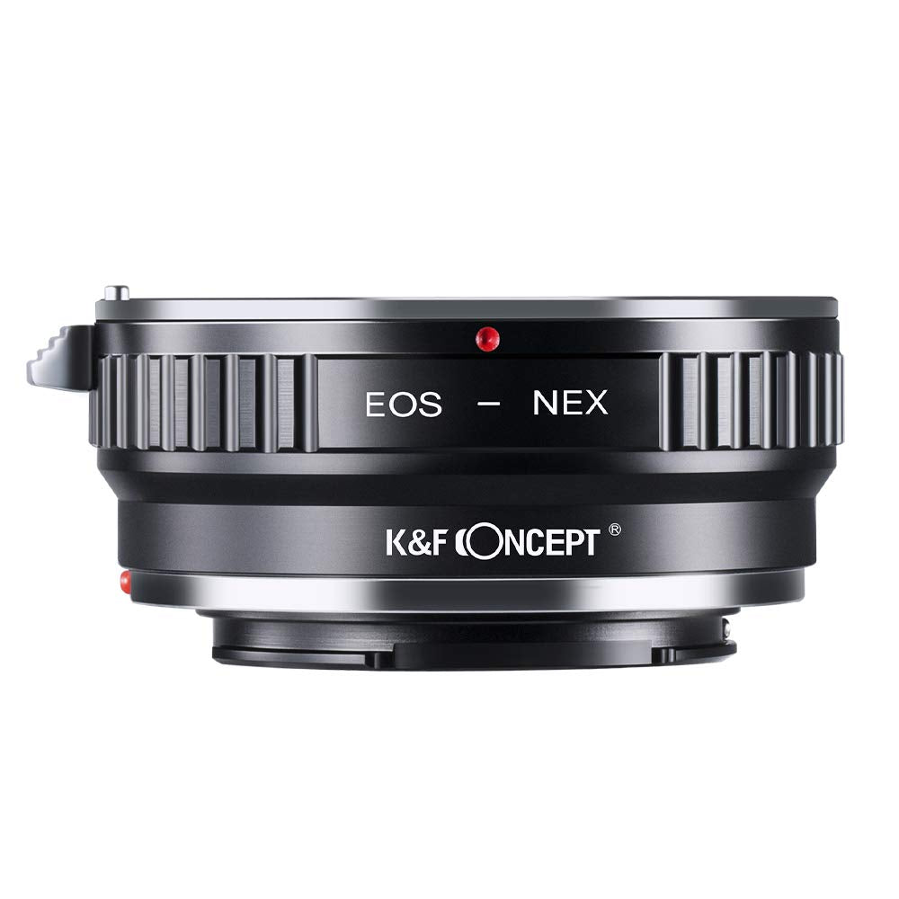 K&F Concept Ef Ef S To E Mount Adapter, Manual Focus Lens Mount Adapter Compatible With Canon Eos Lens To Sony Alpha Nex E Mount Camera Body