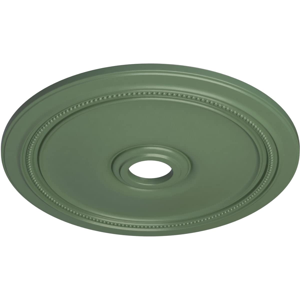 Ekena Millwork Cm24Diagf Diane Ceiling Medallion, 24Od X 3 5/8Id X 1 1/4P (Fits Canopies Up To 6 1/4), Hand-Painted Athenian Gre