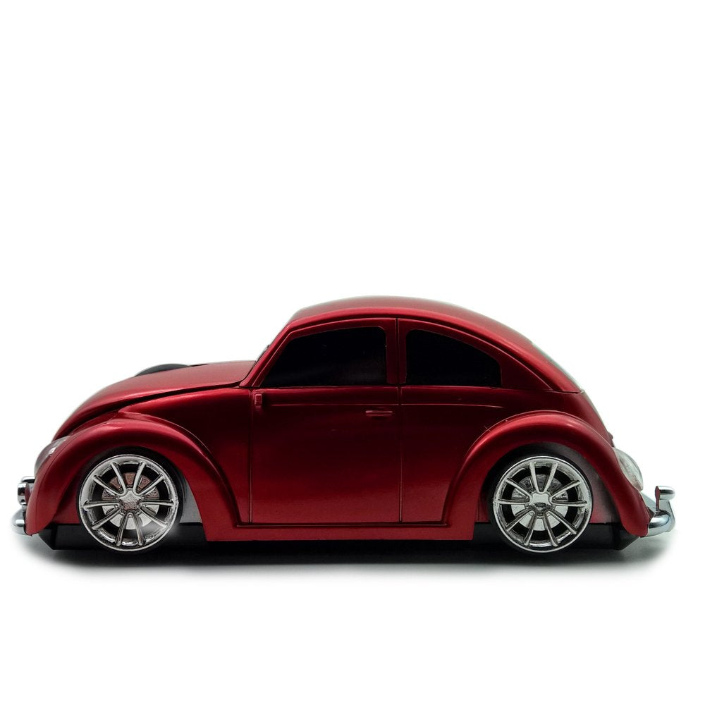 Wireless Mouse, Tdrtech Cool Sports Car Shaped Mouse 2.4Ghz Optical Gaming Mouse For Computer Pc Notebook Laptop Red