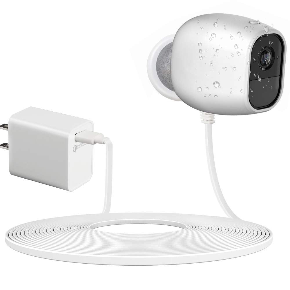 Arlo Power Cable 30Ft, Arlo Cord And Charger For Arlo Pro & Pro 2 And Arlo Go [ Weatherproof Outdoor Indoor, Solved The Need To