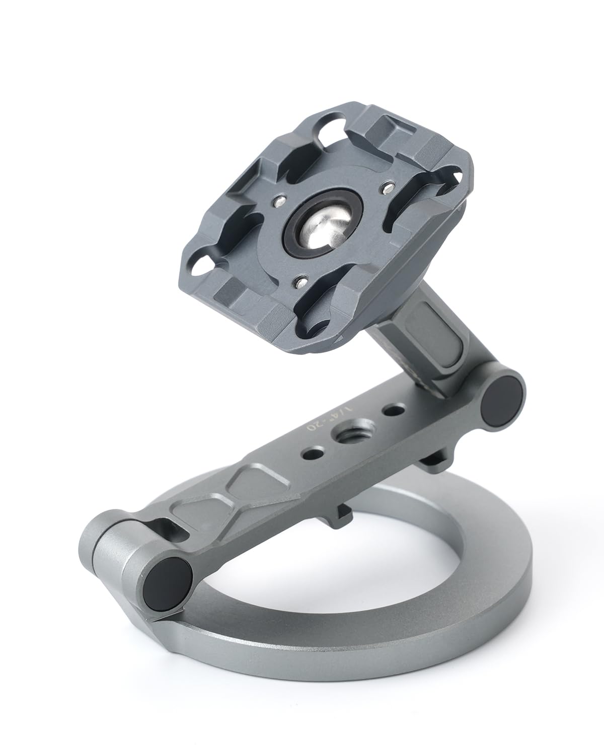 Pukoko Magnetic Phone Tripod Mount Adapter Cold Shoe Phone Holder For Camera Magsafe Tripod Mount For 16/15/14/13 Series